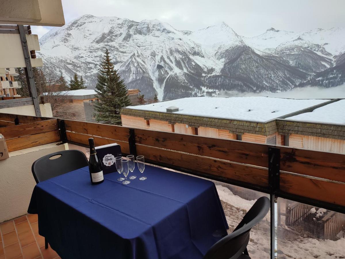 Le Cosy Aux Pieds Des Pistes Appartement Avec Balcon Plein Centre Orcières Esterno foto